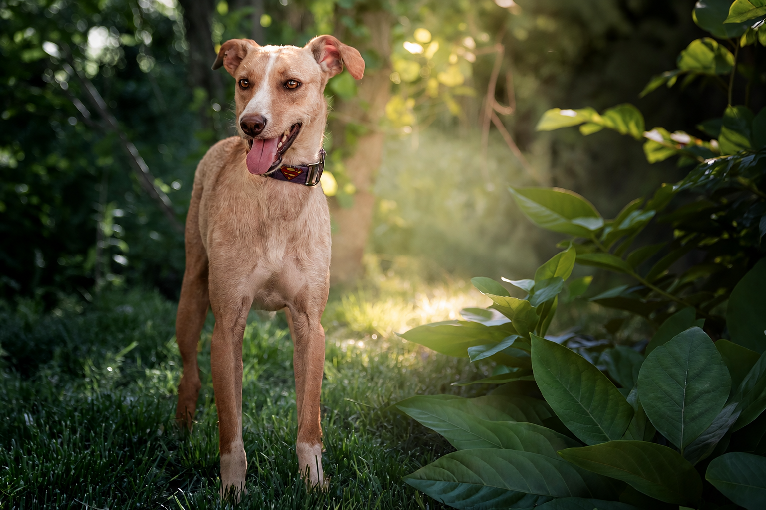 Perro entre la vegetación · Fotografía: Belyash Studio